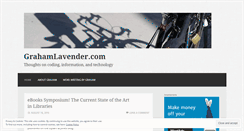 Desktop Screenshot of grahamlavender.com